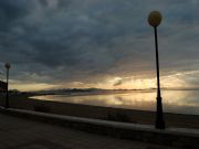 Atardecer en La Manga del Mar Menor. Murcia